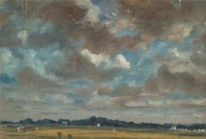 Extensive Landscape with Grey Clouds by John Constable
